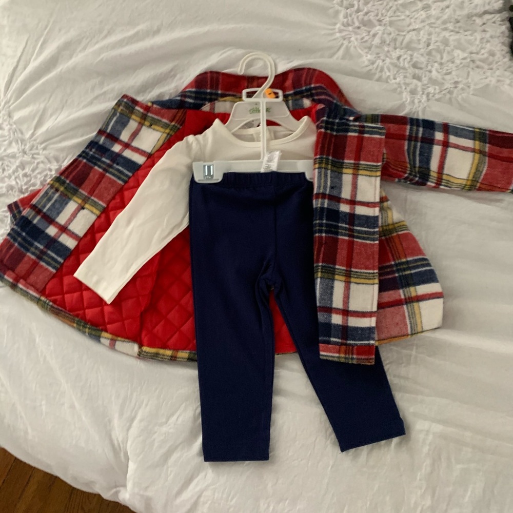 Little Me 3 piece outfit 24 months